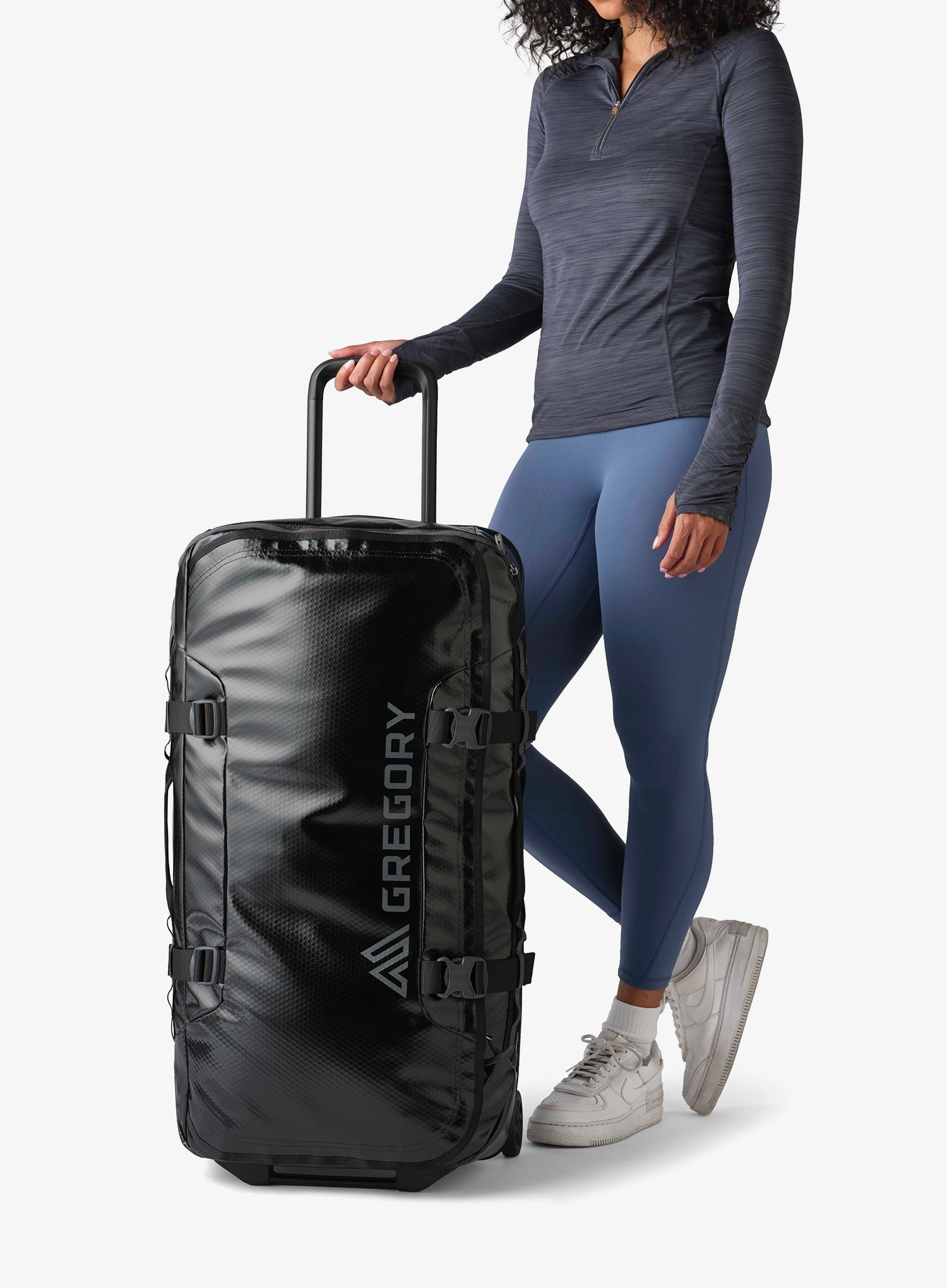 Putni kofer Gregory Alpaca Wheeled Duffel 100 l - obsidian black