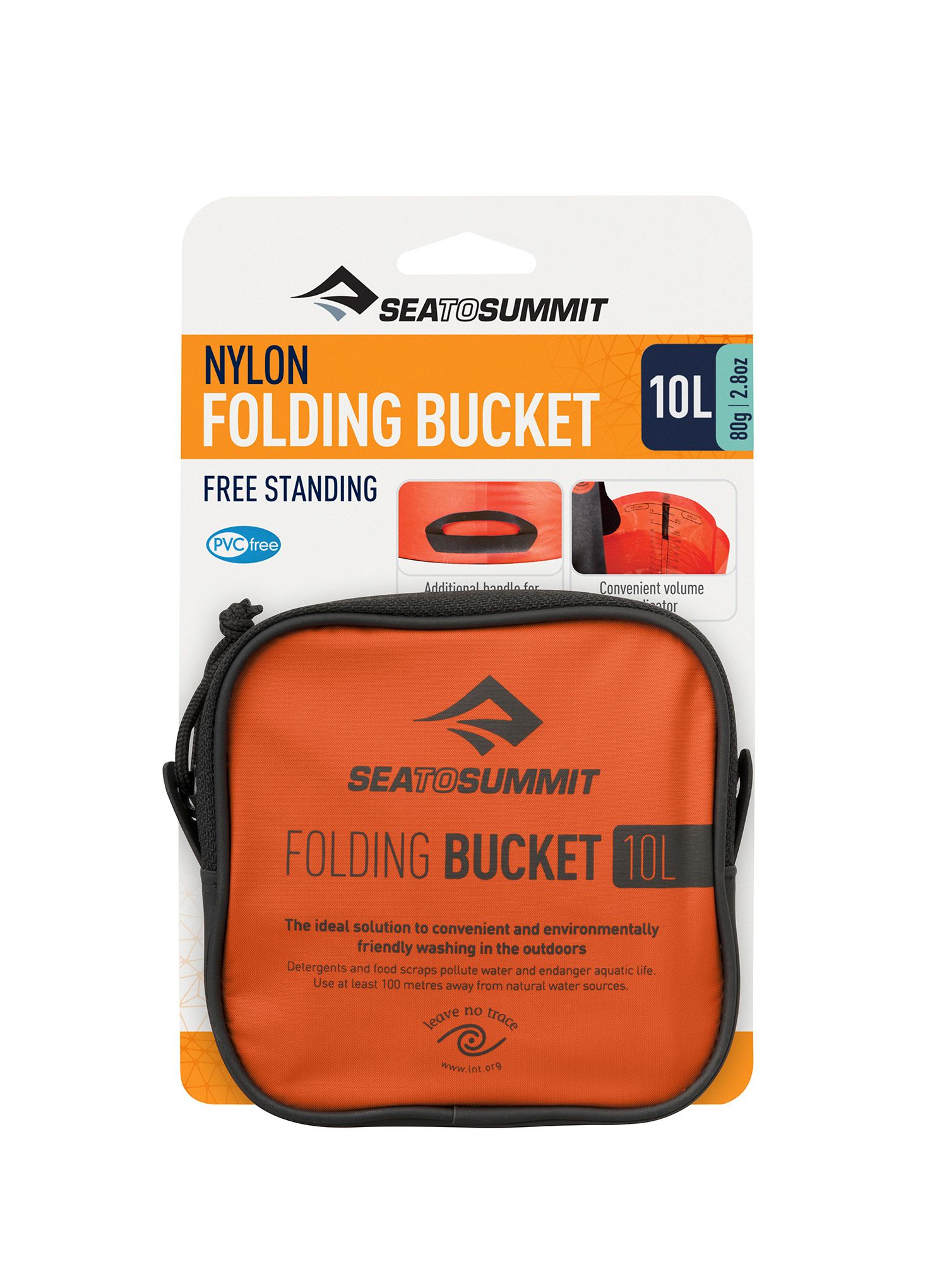 Kantica Sea To Summit Folding Bucket 10 L - red