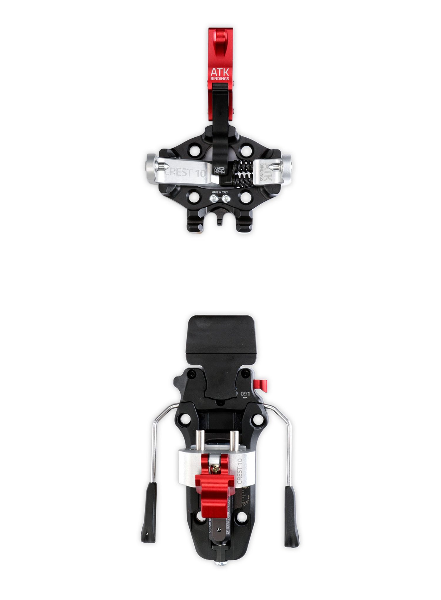 Vezovi za turno skijanje ATK Crest 10 - red