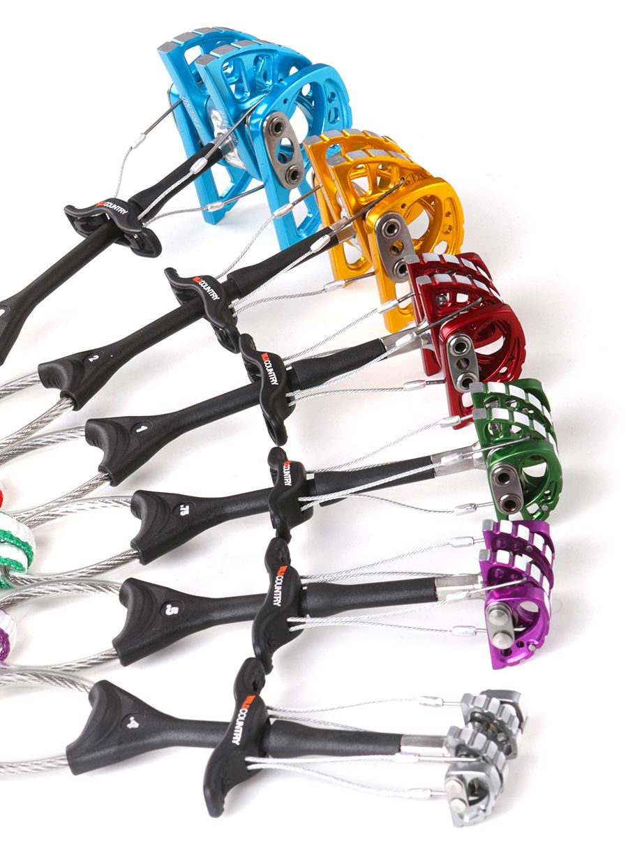 Friendovi Wild Country Friend Set 0.4, 0.5, 0.75, 1, 2, 3 - silver/purple/green/red/gold