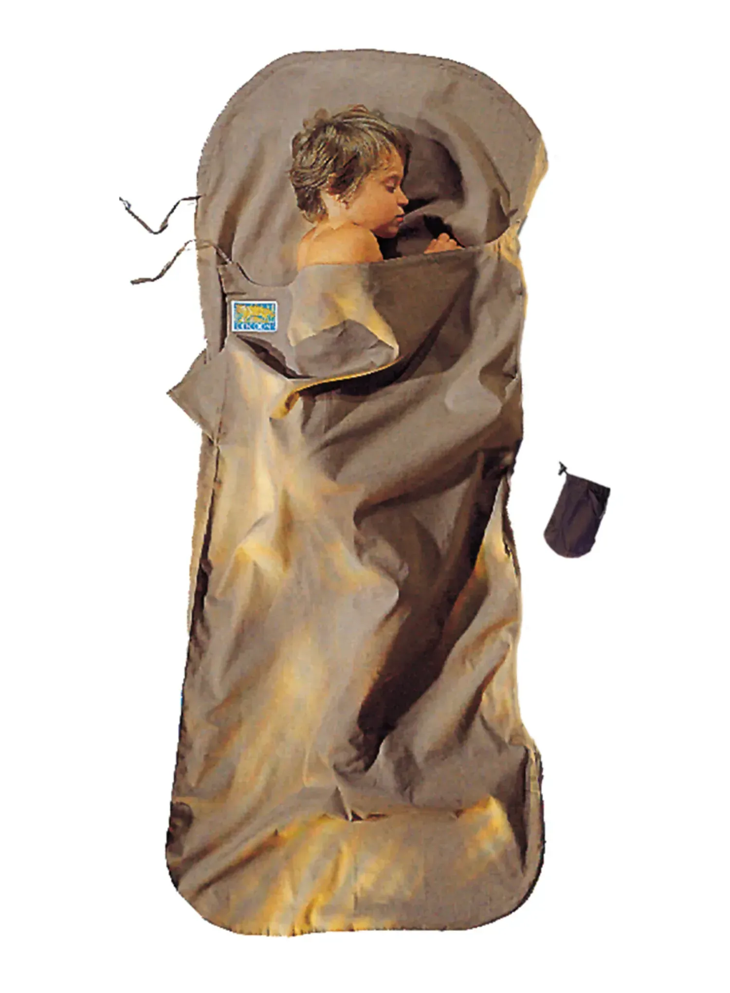 Umetak za vreću za spavanje Cocoon KidSack - Cotton - khaki