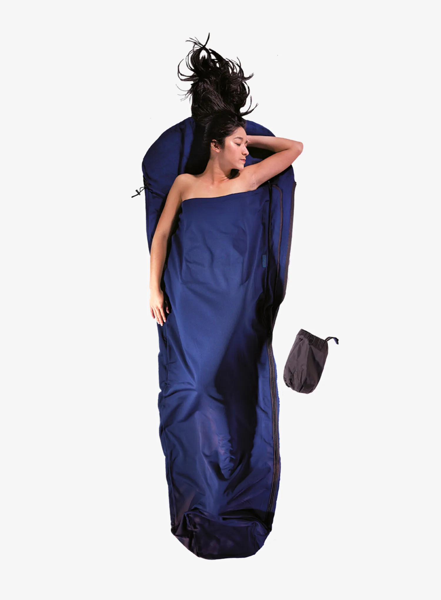 Umetak za vreću za spavanje Cocoon Microfleece MummyLiner - Lightweight - dark petrol