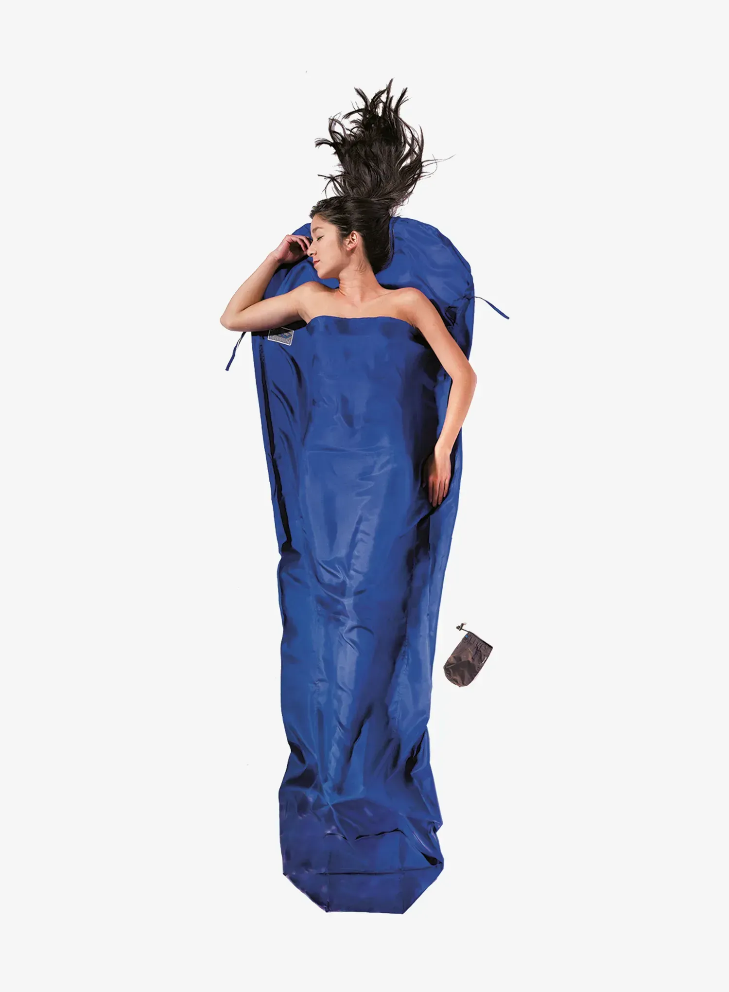 Umetak za vreću za spavanje Cocoon MummyLiner S - Silk - ultramarine blue