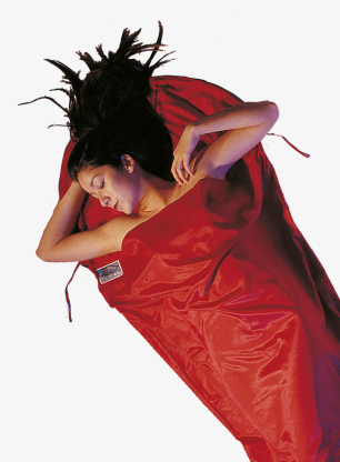 Umetak za vreću za spavanje Cocoon MummyLiner - Silk/Cotton - monks red