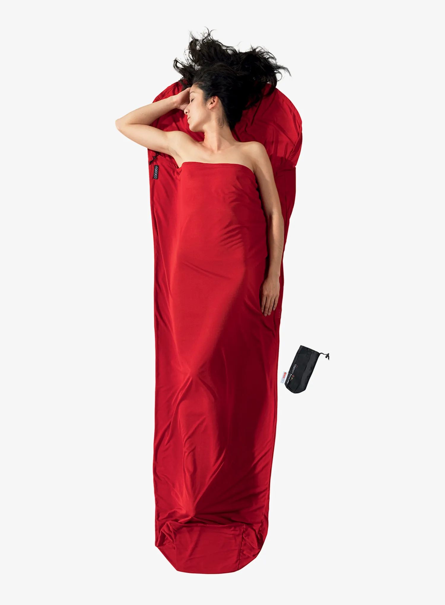 Umetak za vreću za spavanje Cocoon MummyLiner - Thermolight Radiator - lava