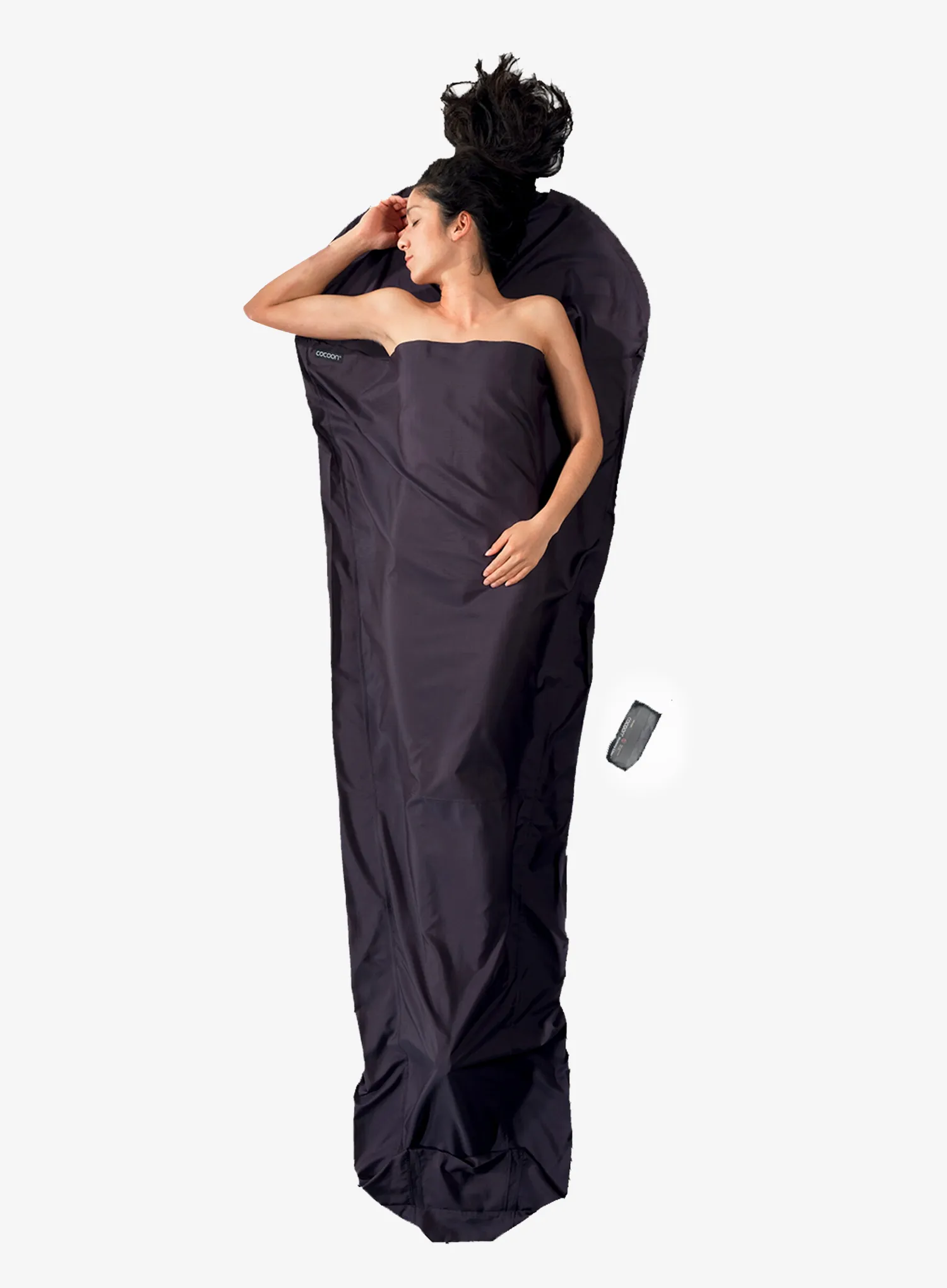 Umetak za vreću za spavanje Cocoon MummyLiner - Thermolight Silkweight - volcano grey
