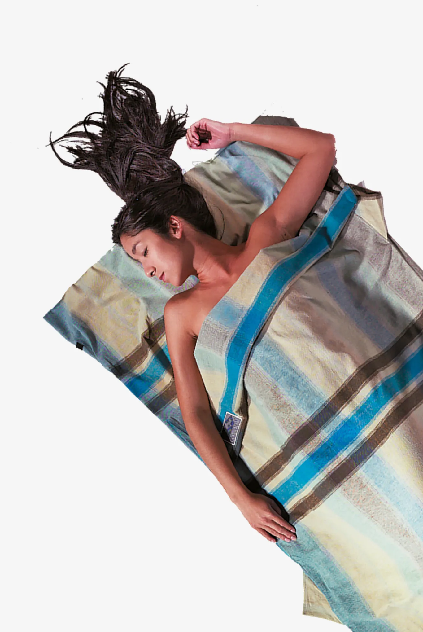 Umetak za vreću za spavanje Cocoon TravelSheet - Flannel - african rainbow