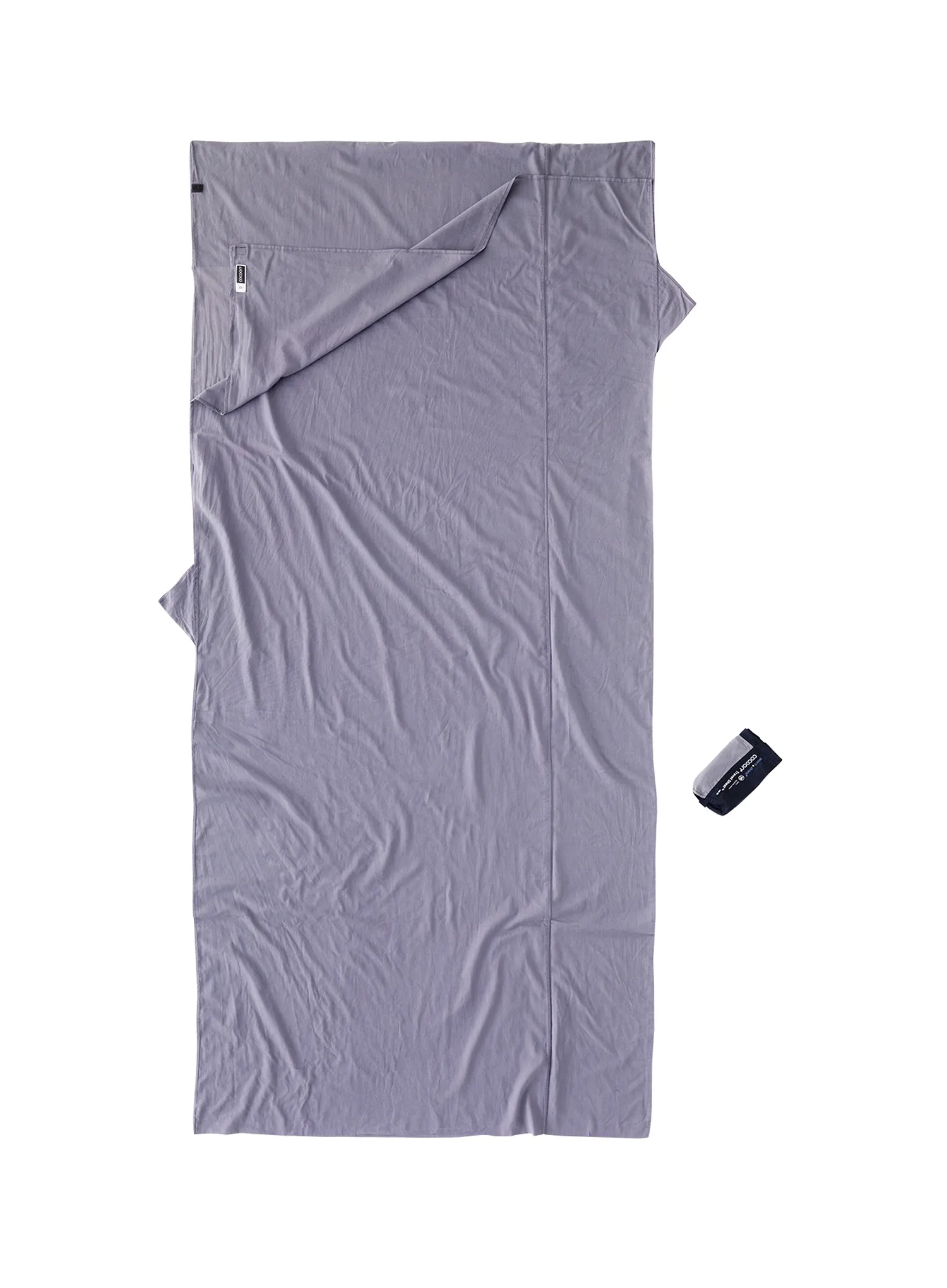 Umetak za vreću za spavanje Cocoon TravelSheet - Insect Shield - Extra Large - Egyptian Cotton - elephant grey