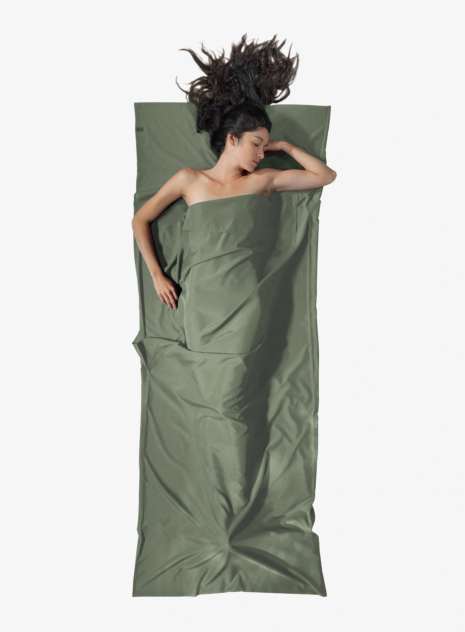Umetak za vreću za spavanje Cocoon TravelSheet - Lyocell - eucalyptus green