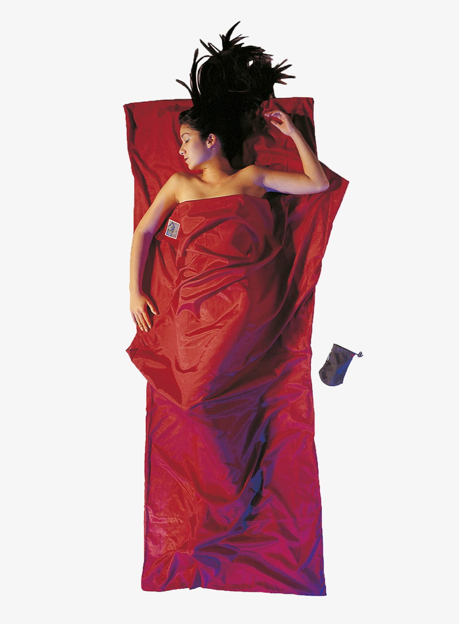 Umetak za vreću za spavanje Cocoon TravelSheet - Silk/Cotton - monks red