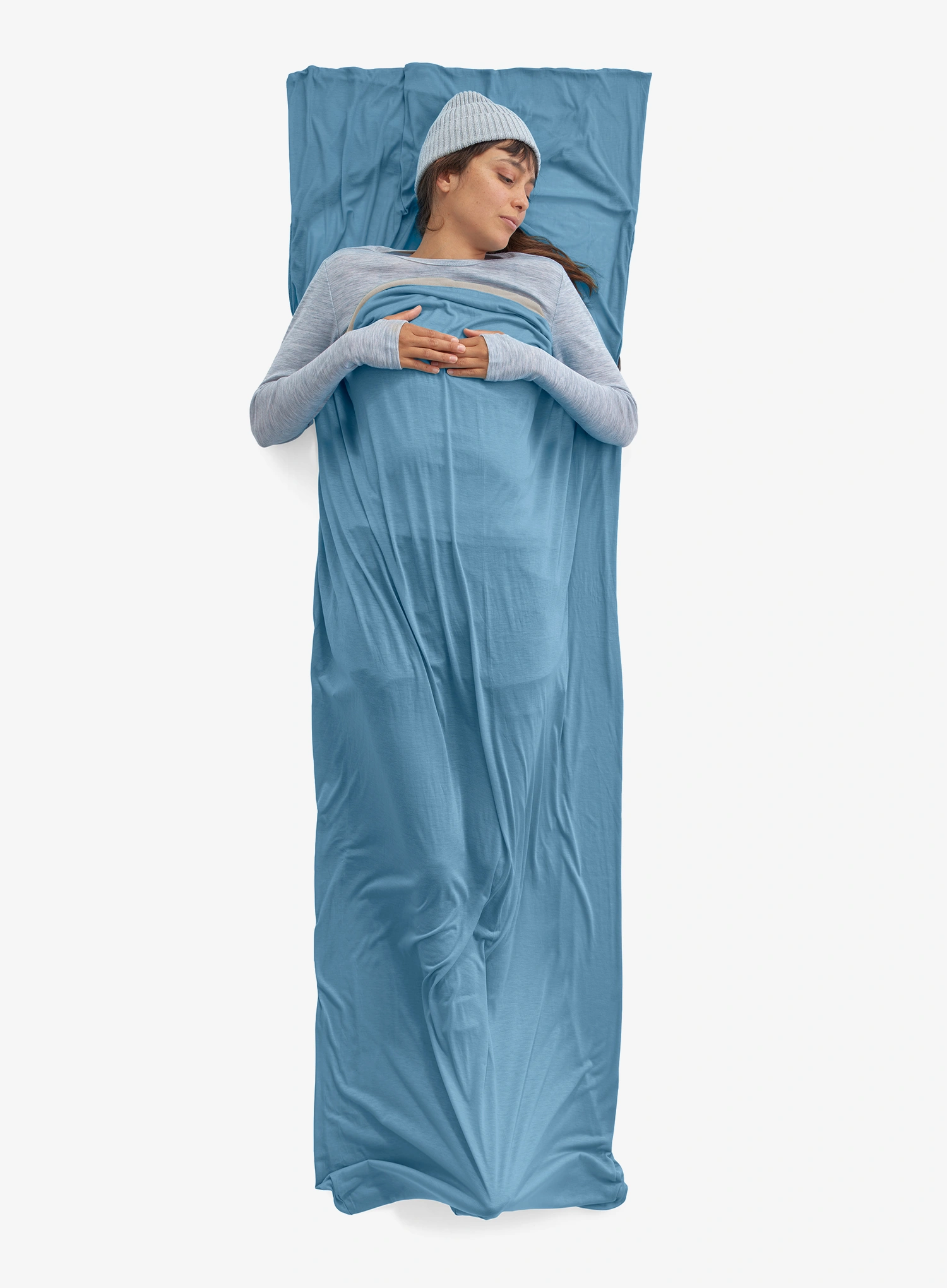 Umetak za vreću za spavanje Sea to Summit Breeze Lightweight R - cendre blue