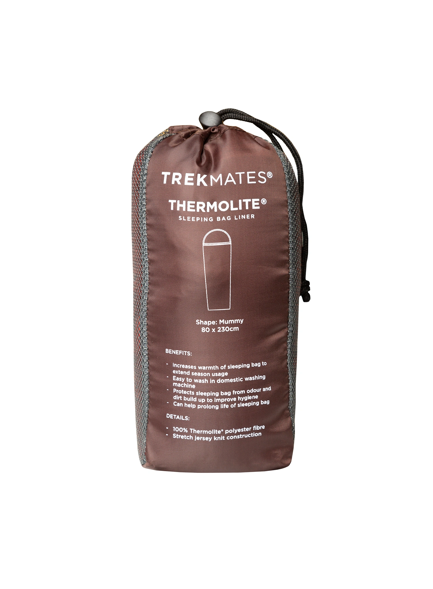 Umetak za vreću za spavanje Trekmates Thermolite Sleeping Bag Liner - chipotle