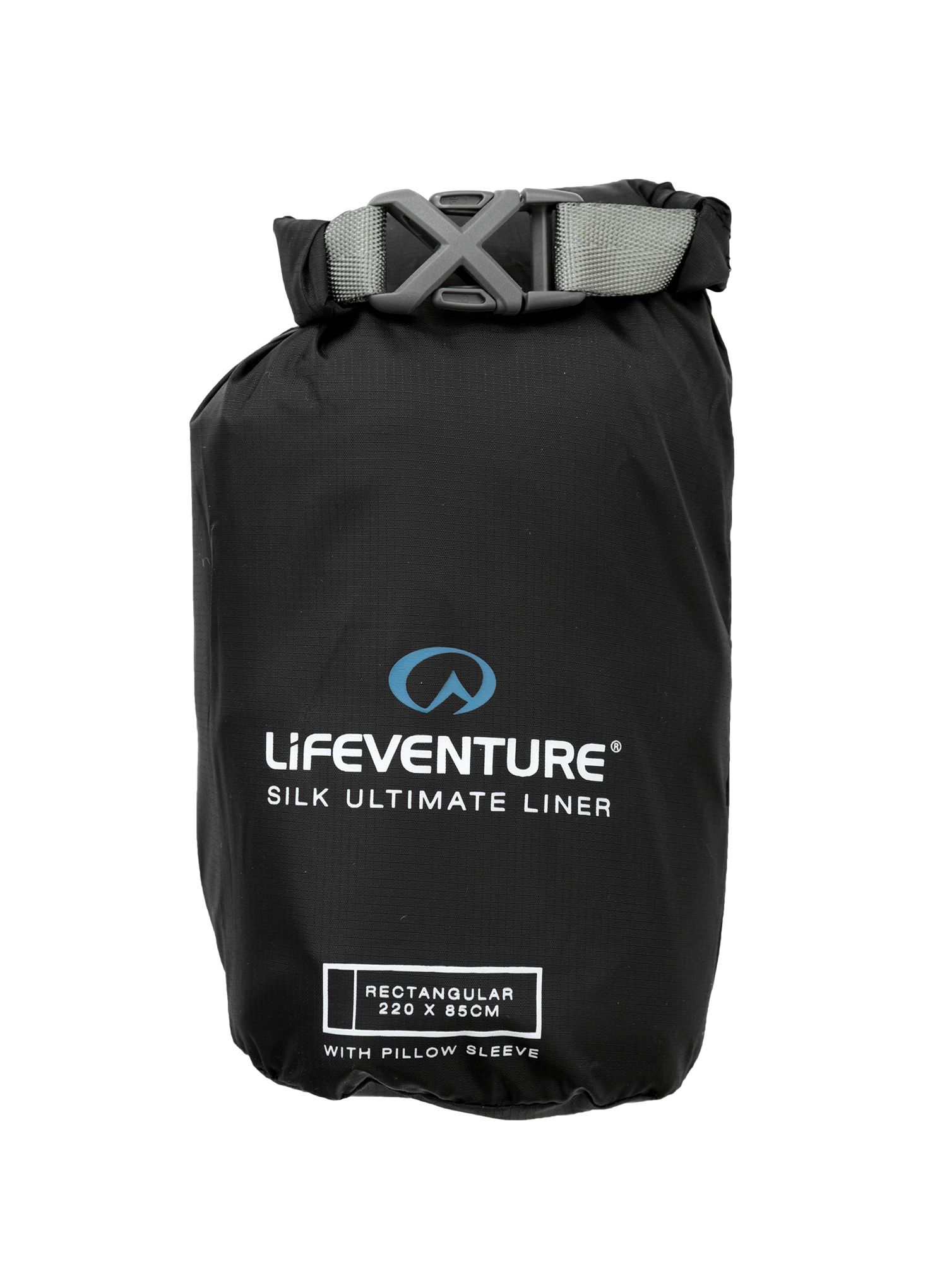 Umetak za vreću za spavanje Lifeventure Silk Ultimate Liner Rectangular - black