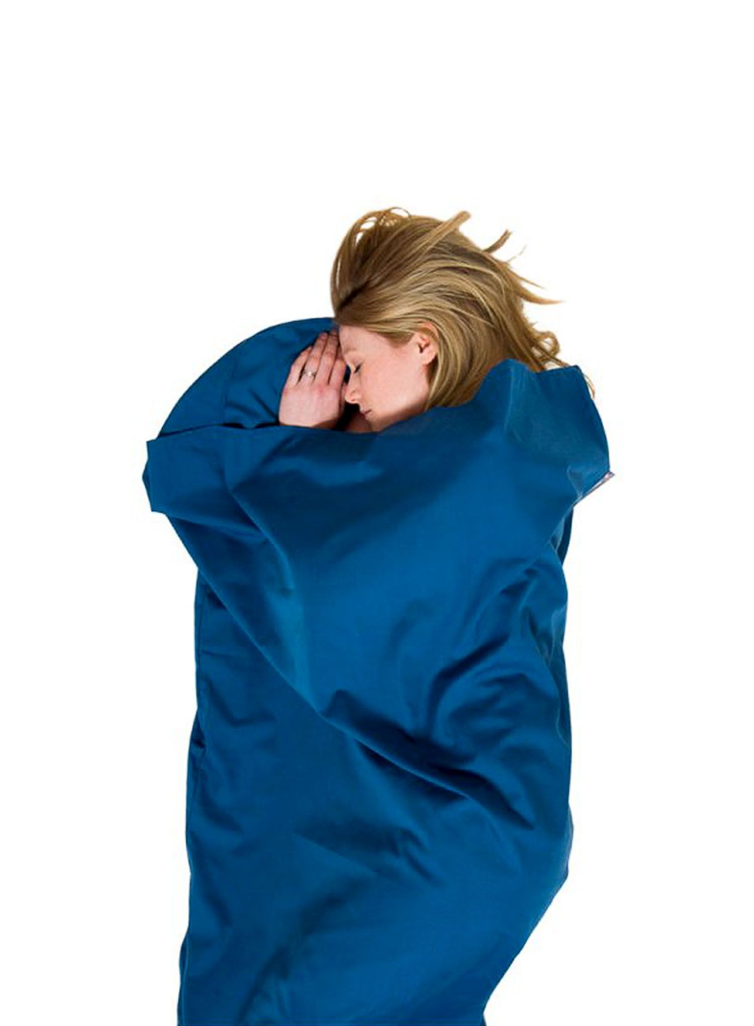 Umetak za vreću za spavanje Lifeventure Polycotton Liner Rectangular - navy