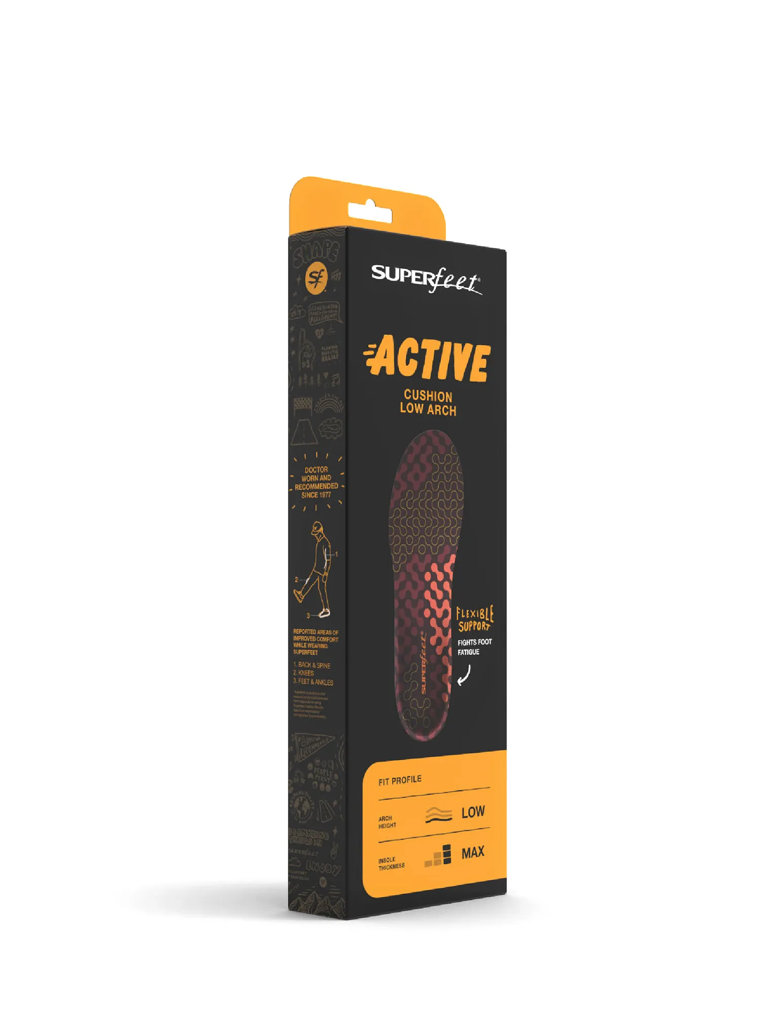 Umetci za cipele Superfeet Active Cushion Low Arch