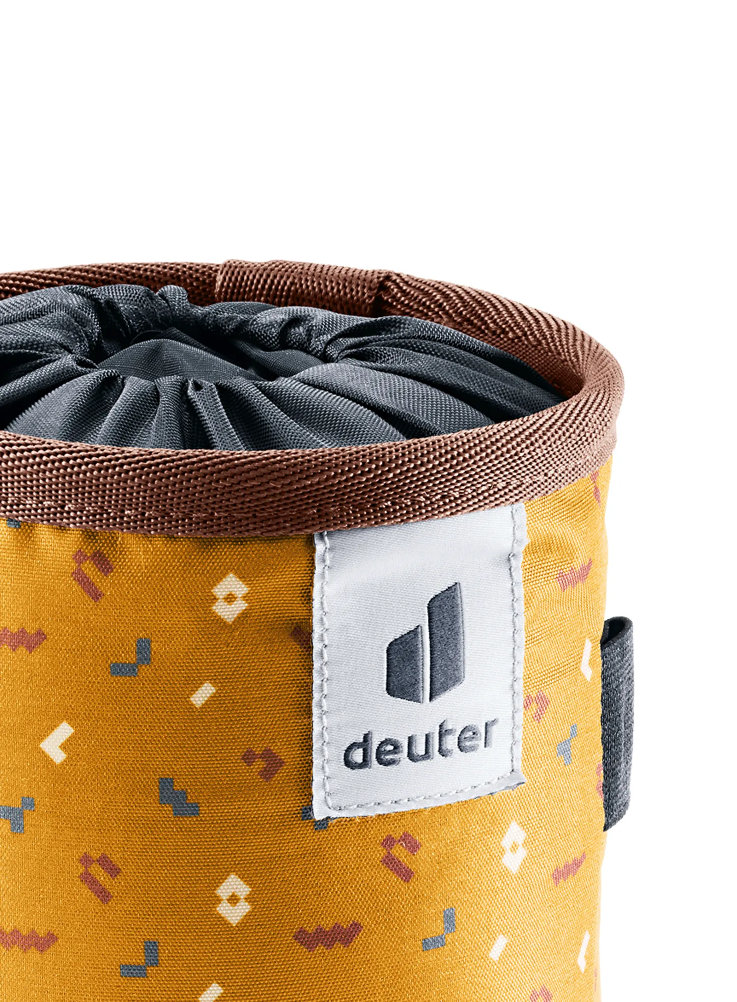 Vrećica za magnezij Deuter Gravity Chalk Bag I - cinnamon blocks/umbra