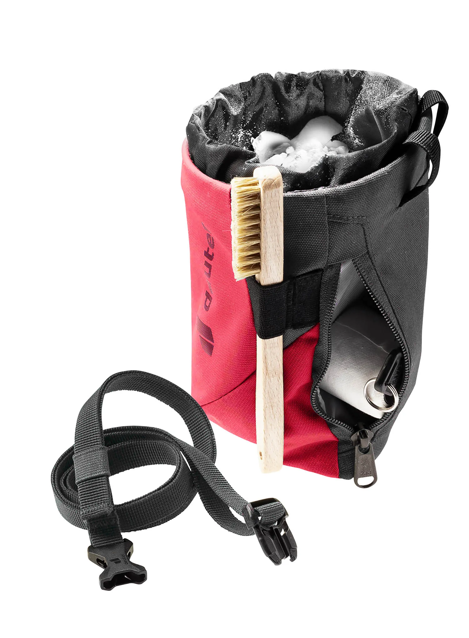 Vrećica za magnezij Deuter Gravity Chalk Bag II M - hibiscus/graphite