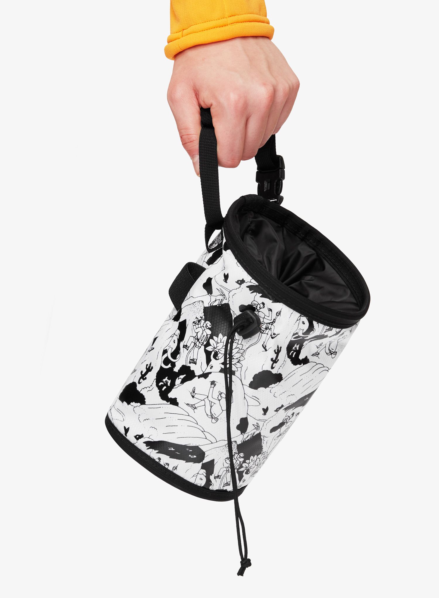 Vrećica za magnezij Mammut Gym Print Chalk Bag  - climbing scene