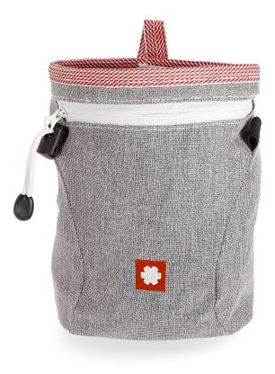Vrećica za magnezij Ocun Dusty Eco + Belt - grey/red