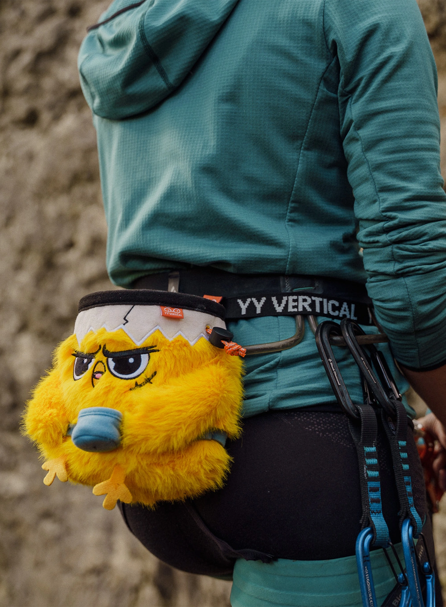Vrećica za magnezij Y&Y Vertical Chalk Bag - chick