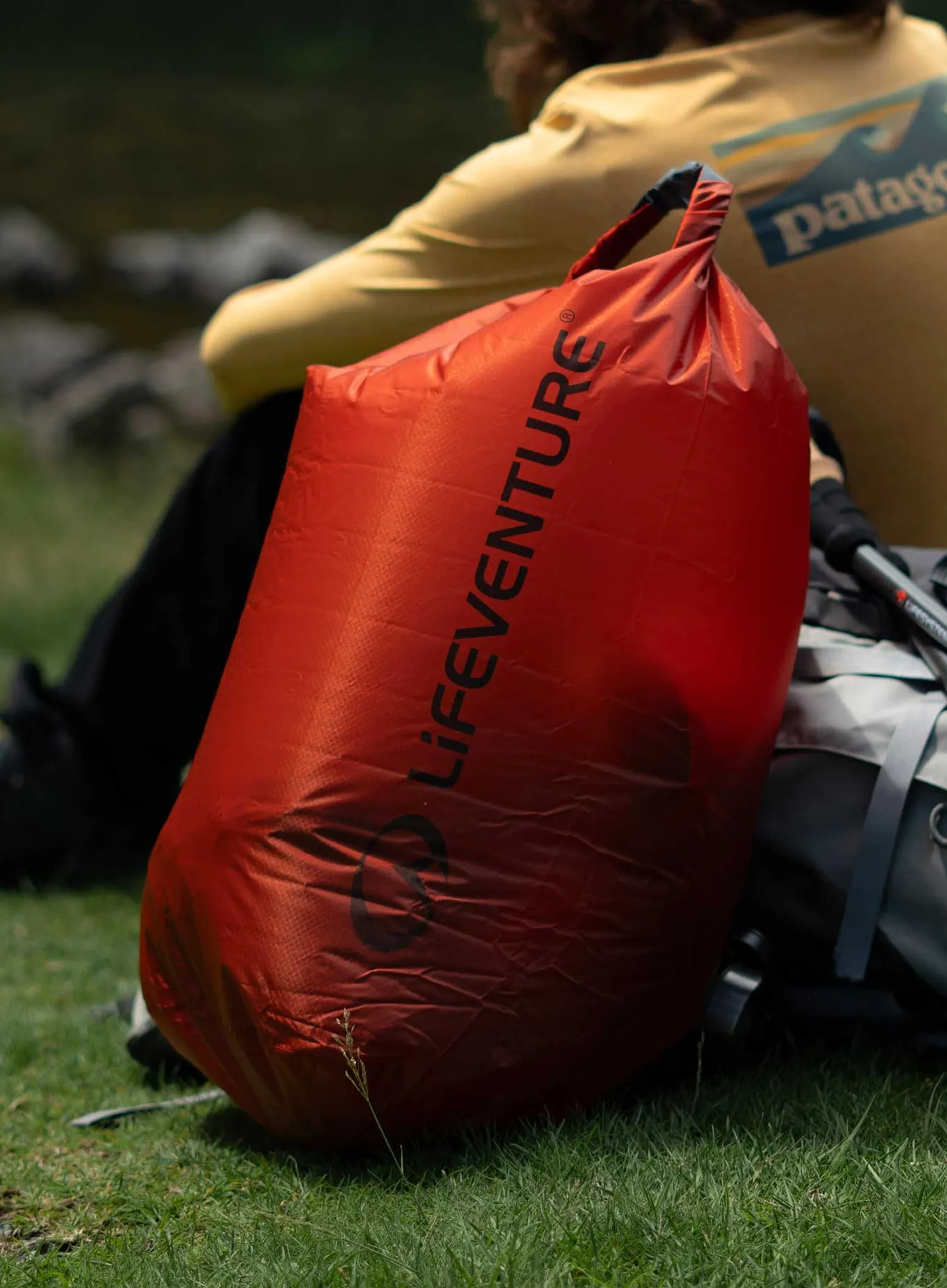Vodootporna vreća Lifeventure Ultralight Dry Bag 35 l - rust