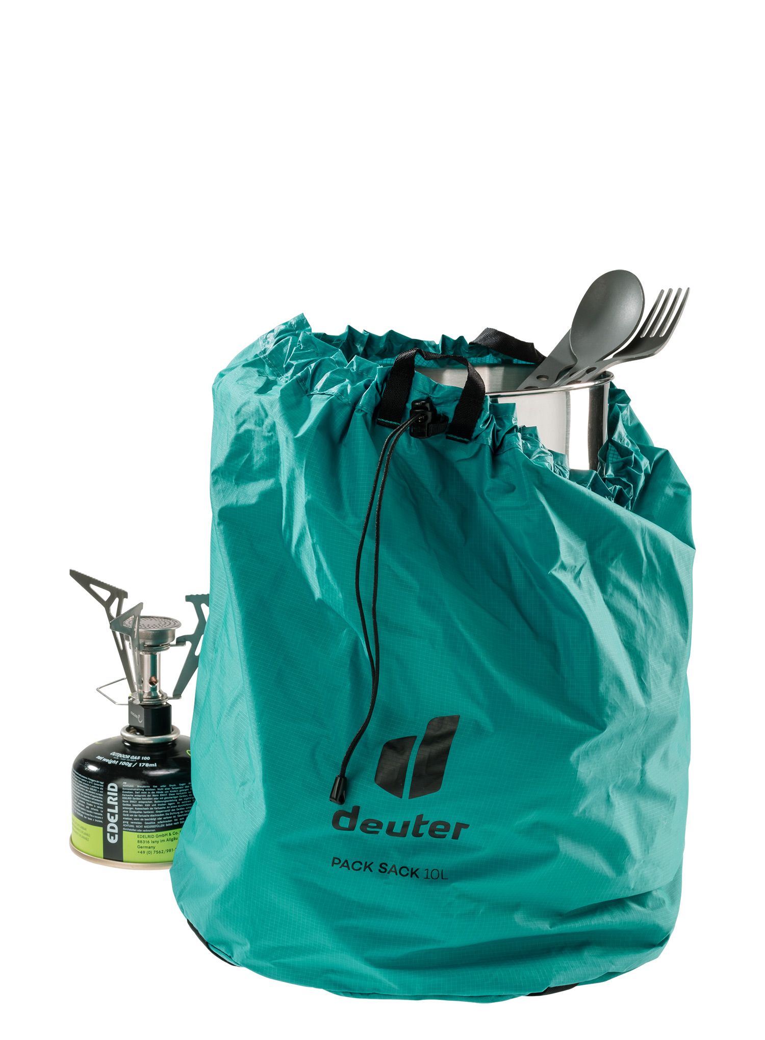 Vreća za prtljagu Deuter Pack Sack 10 - petrol