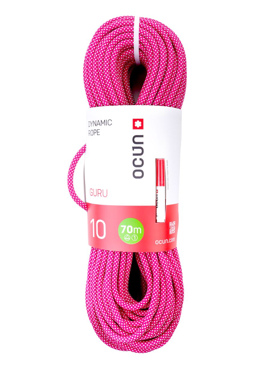 Uže za penjanje Ocun Guru 10 mm 70 m - violet