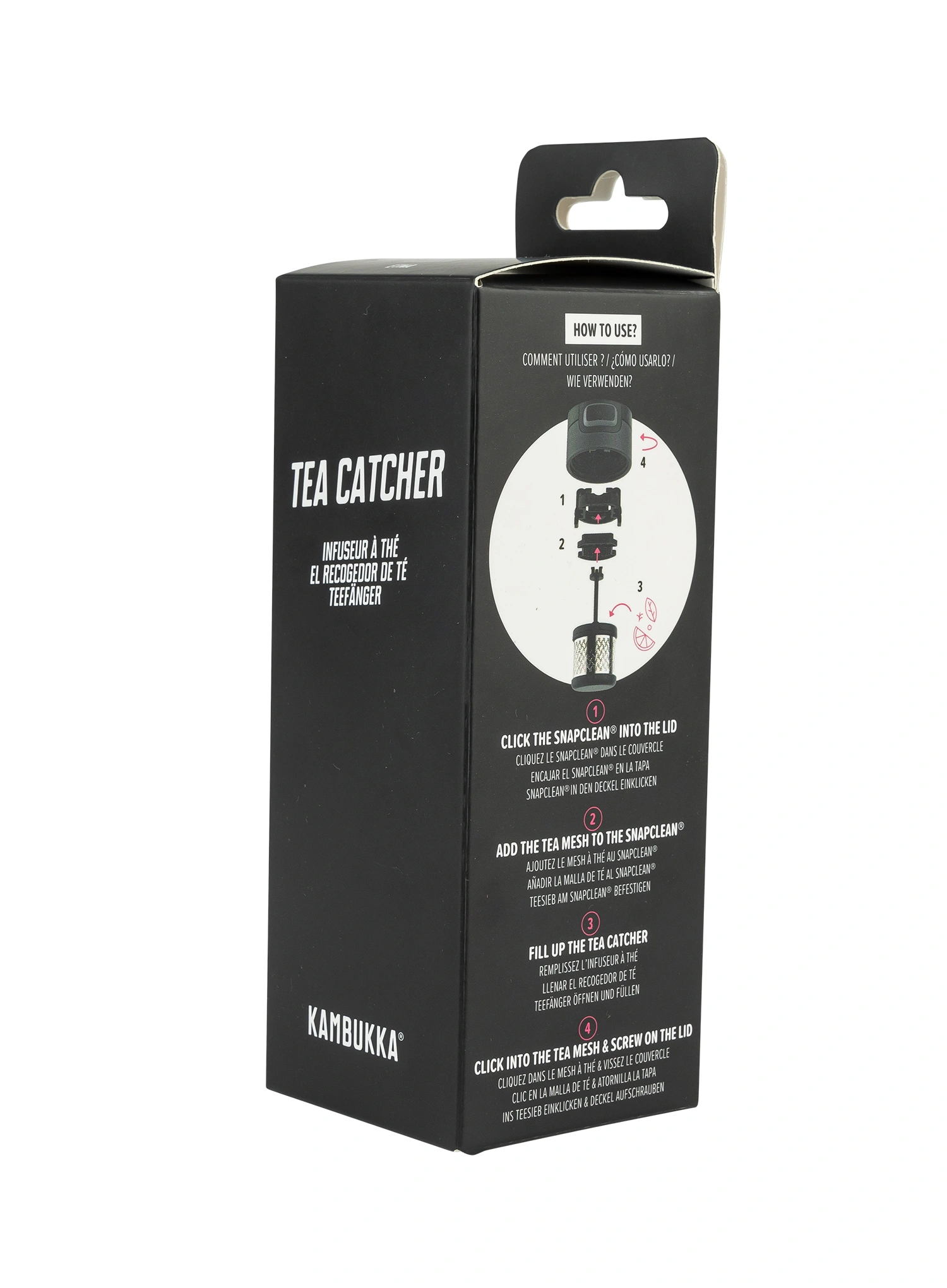 Infuzor za čaj Kambukka Tea Catcher - black
