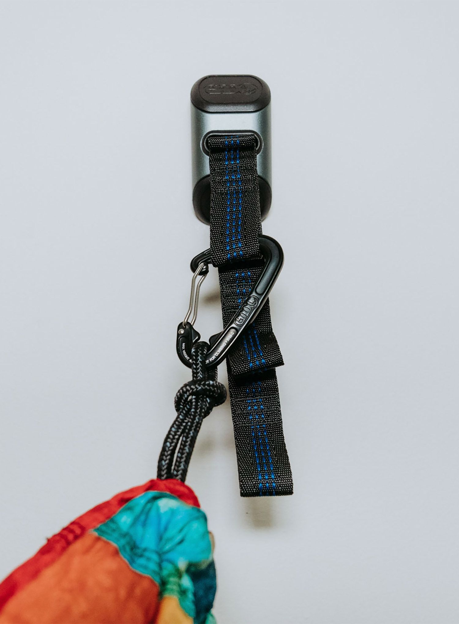 Oprema za postavljanje viseće mreže ENO Deluxe Hammock Hanging Kit - charcoal