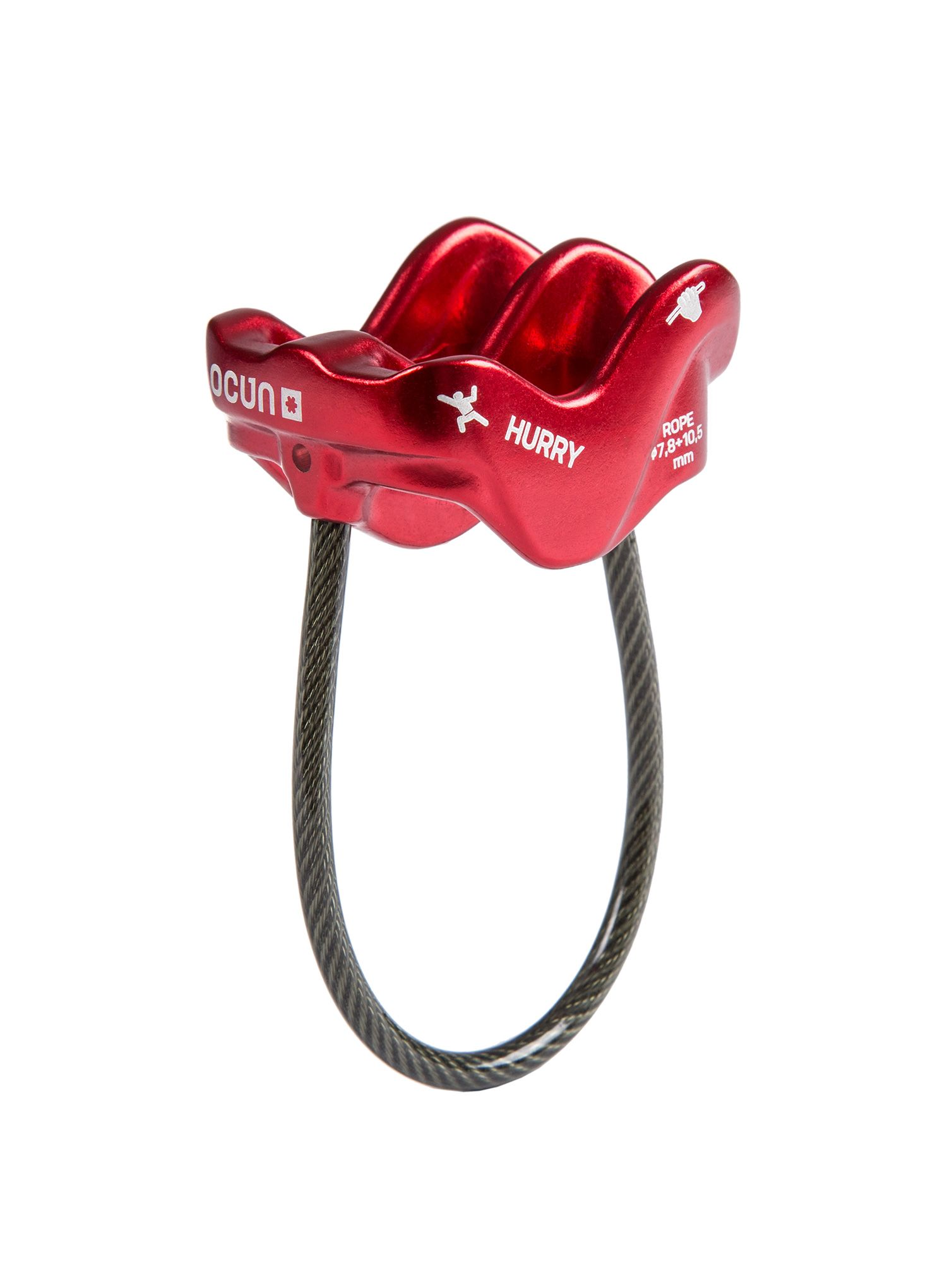 Set za osiguranje Ocun Belay Set Eagle Screw Hurry - anthracite/red
