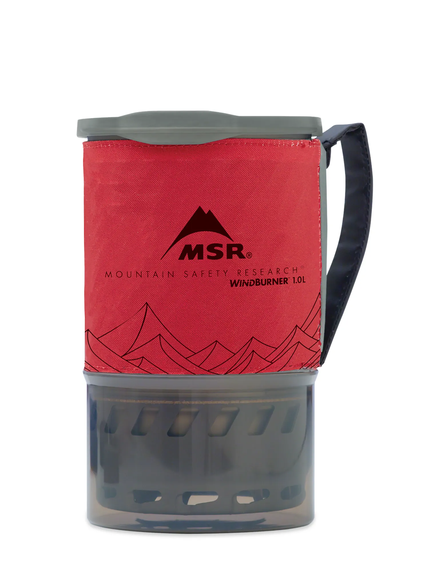 Set za kuhanje MSR WindBurner 1.0L Personal Stove System - red