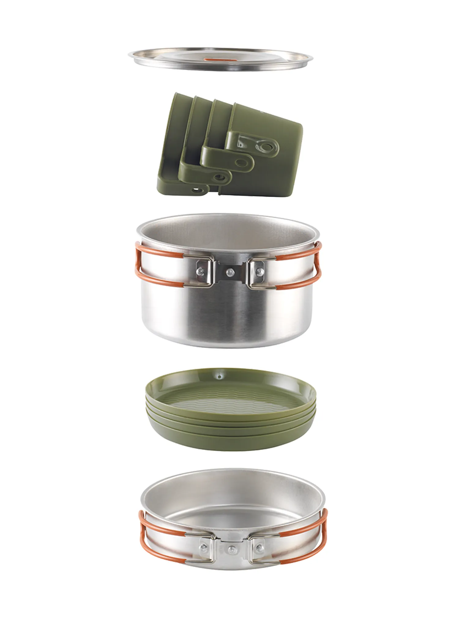 Kuhinjski set Easy Camp Moss 4 Cook Set