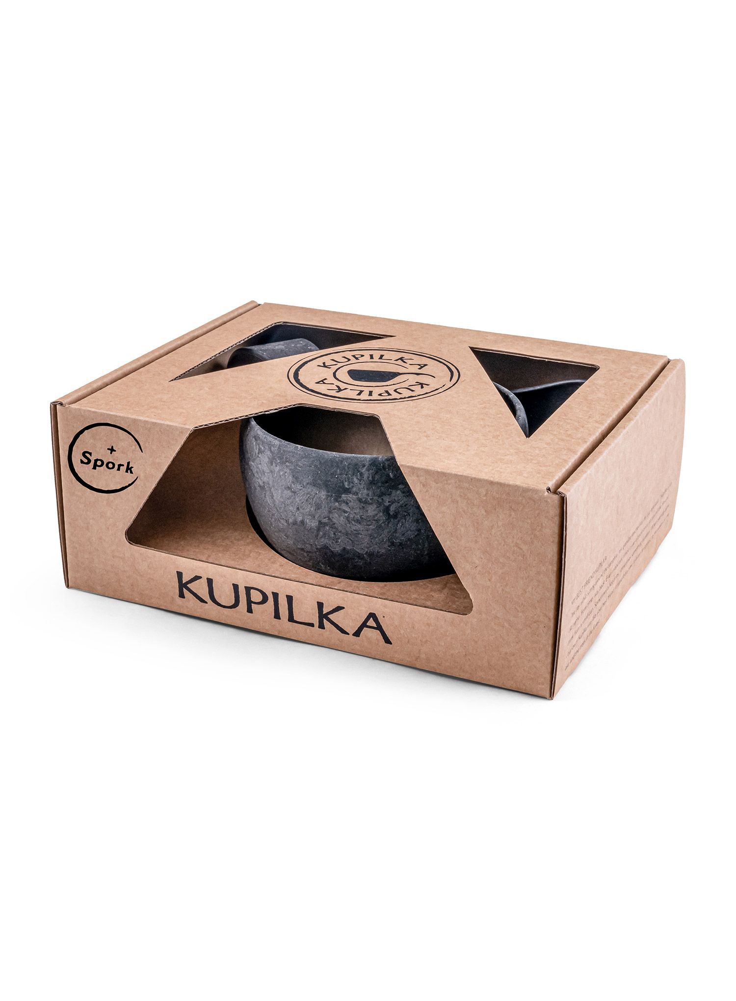 Set posuđa Kupilka 37+Spork Set - black