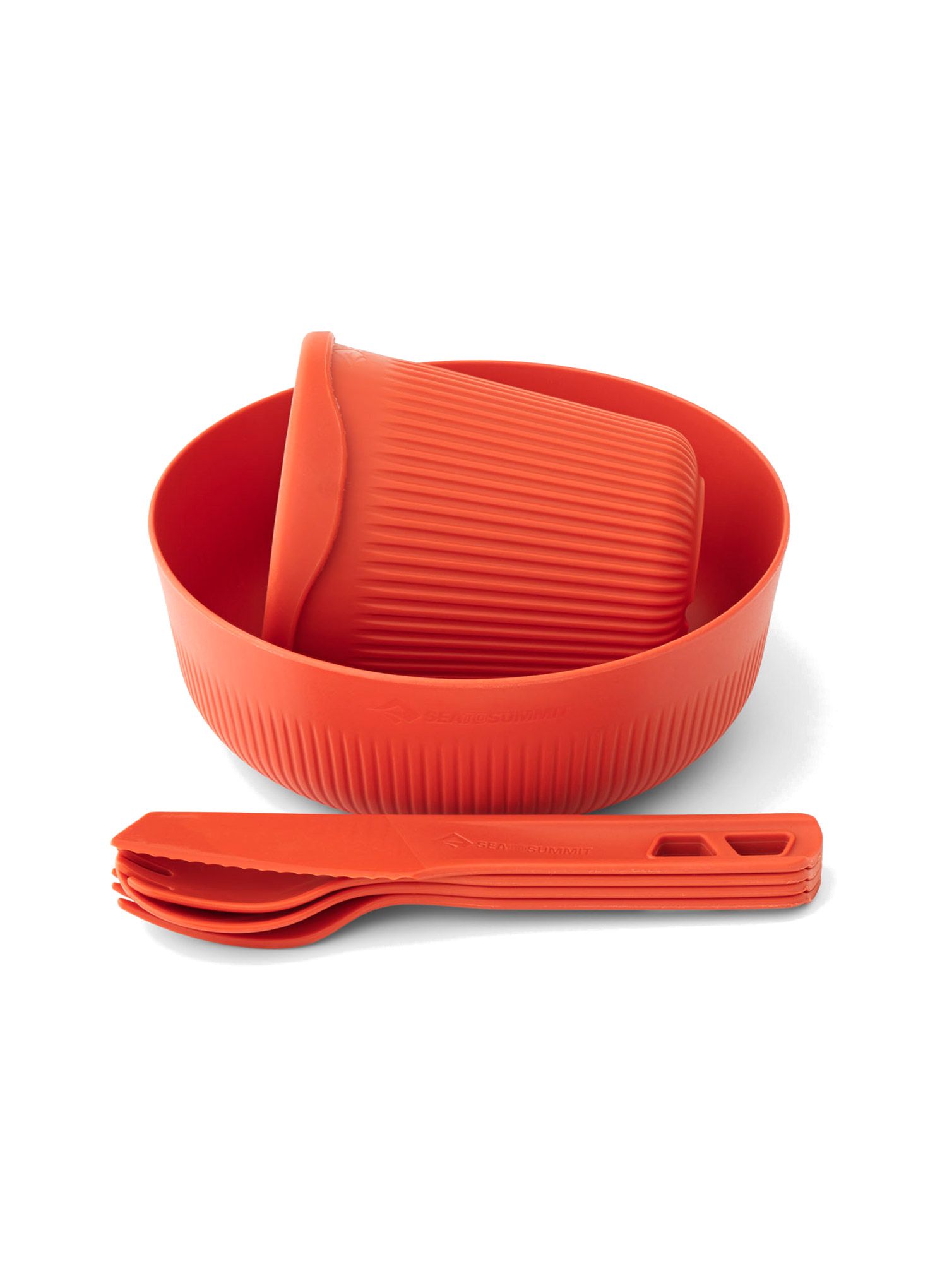 Set posuđa Sea to Summit Passage Dinnerware Set 6P - orange