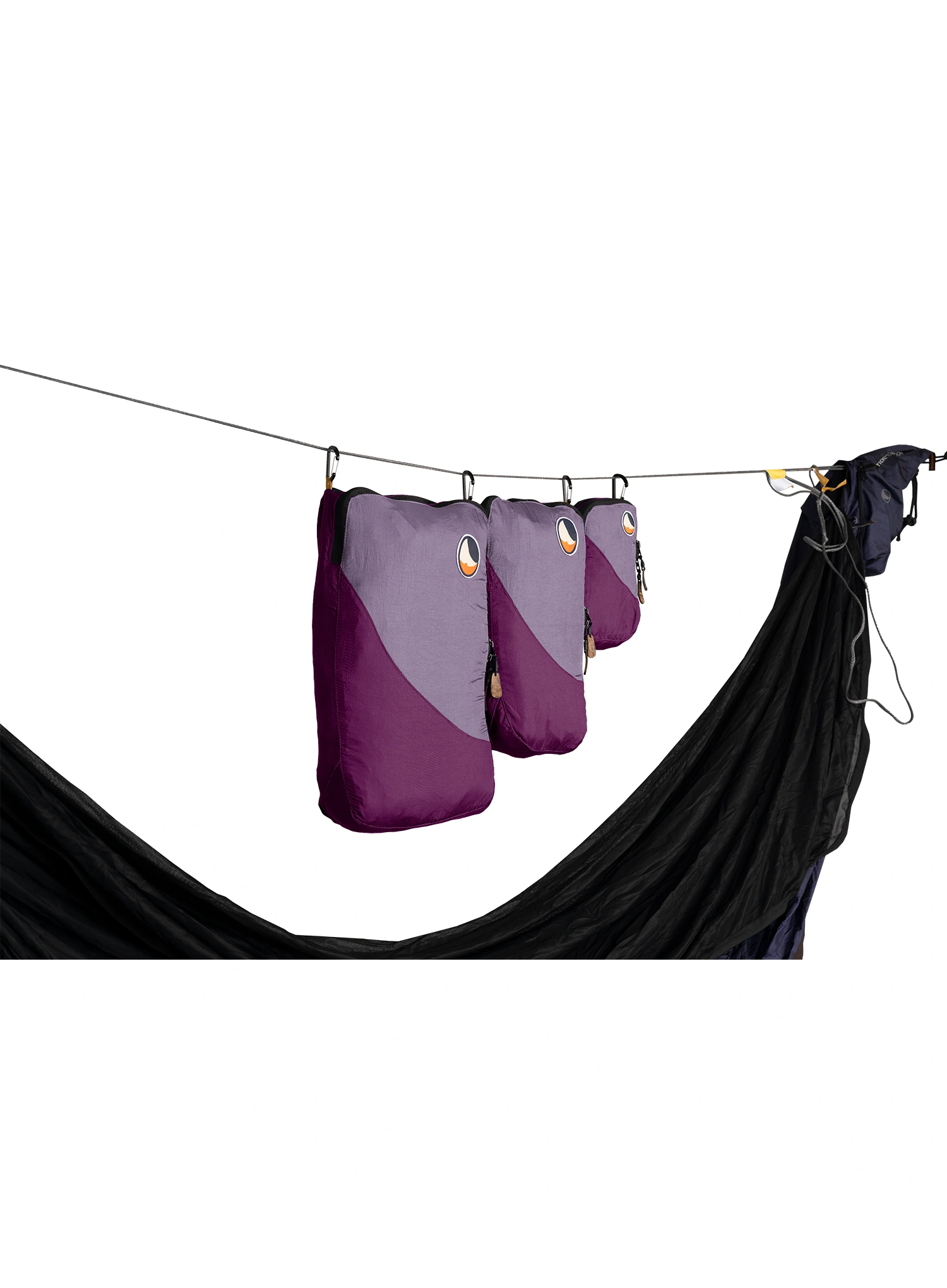 Set organizera Ticket To The Moon Travel Cube Set - plum/lavender