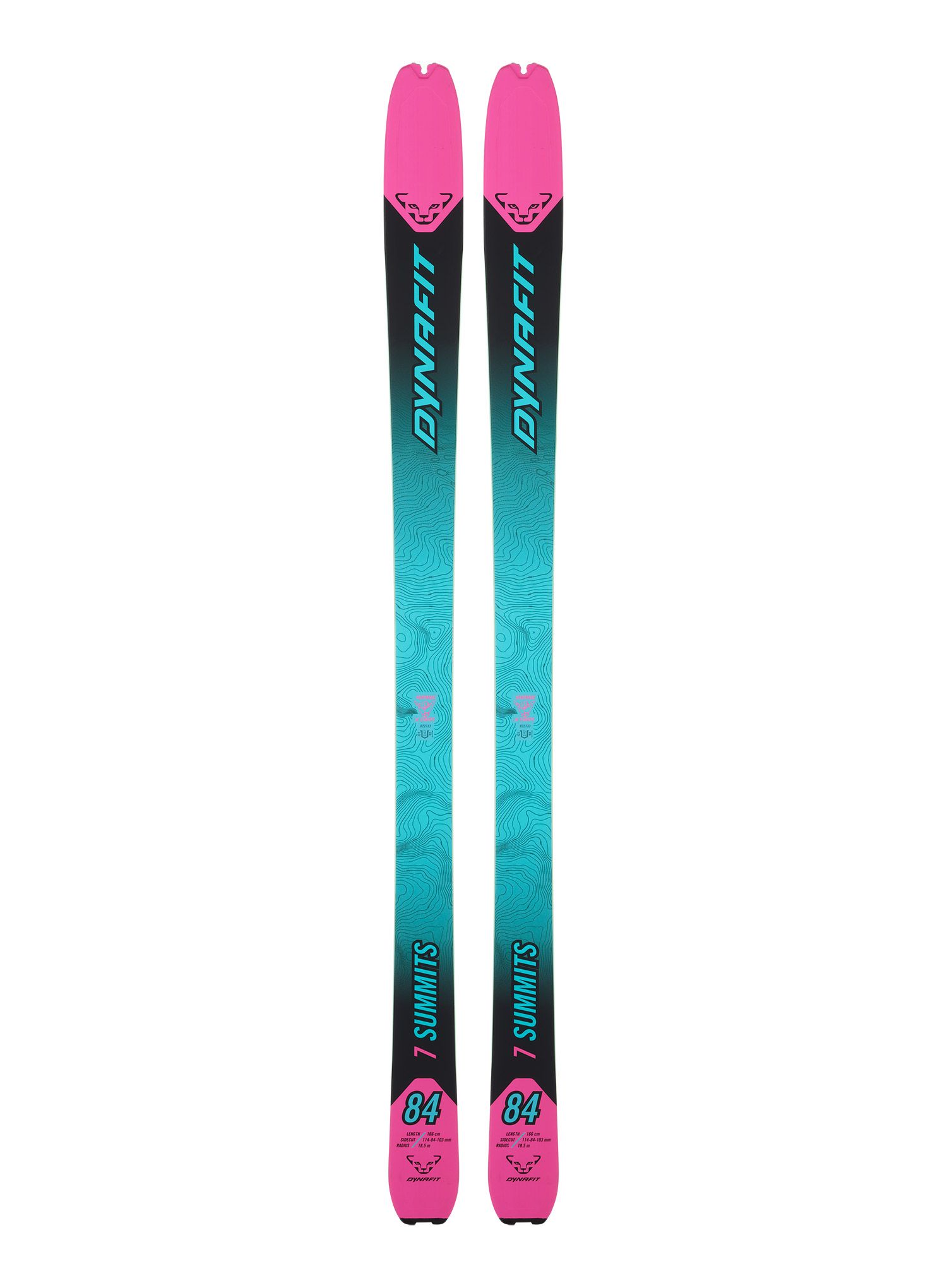 Set za turno skijanje Dynafit Seven Summits+ Ski Set - flamingo/reef