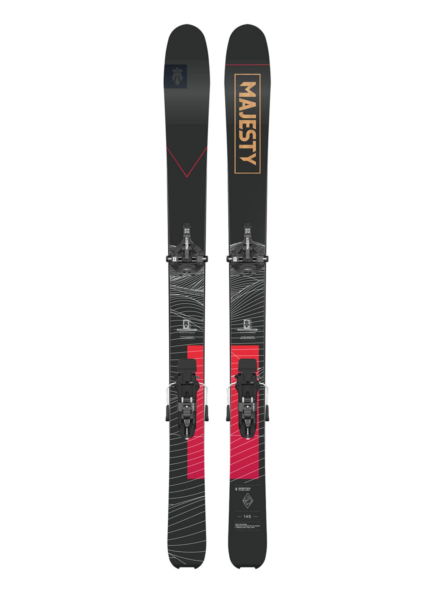 Set za turno skijanje Majesty Supertour + C-Crest 10 148cm
