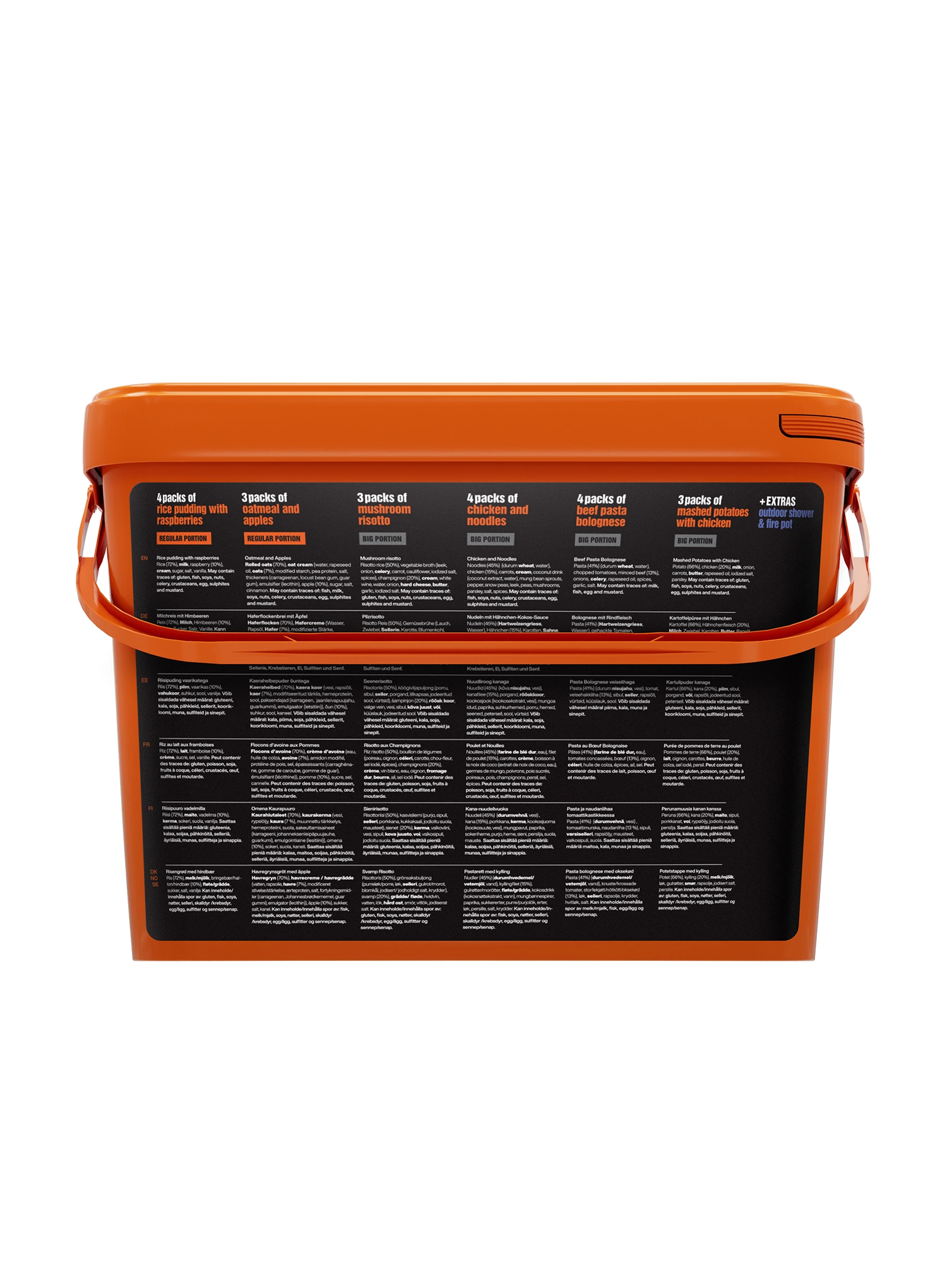 Set Tactical Foodpack Survival Pack Mike