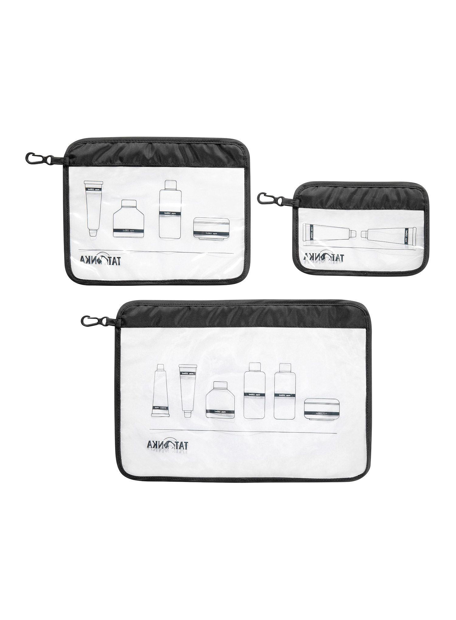 Set torbica Tatonka Zip Flight Bag Set - black