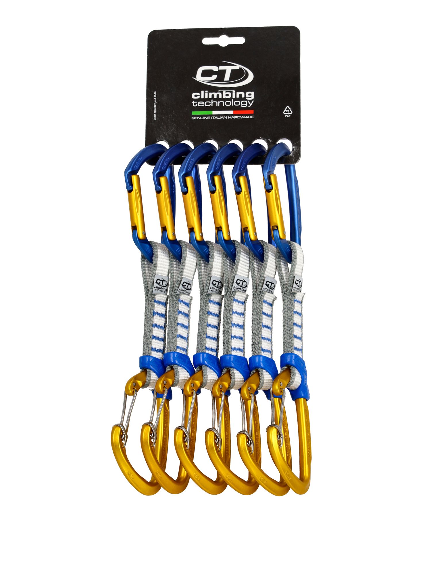 Penjački kompleti Climbing Technology Berry Set NY 12 cm - 6 pack - blue/ocher