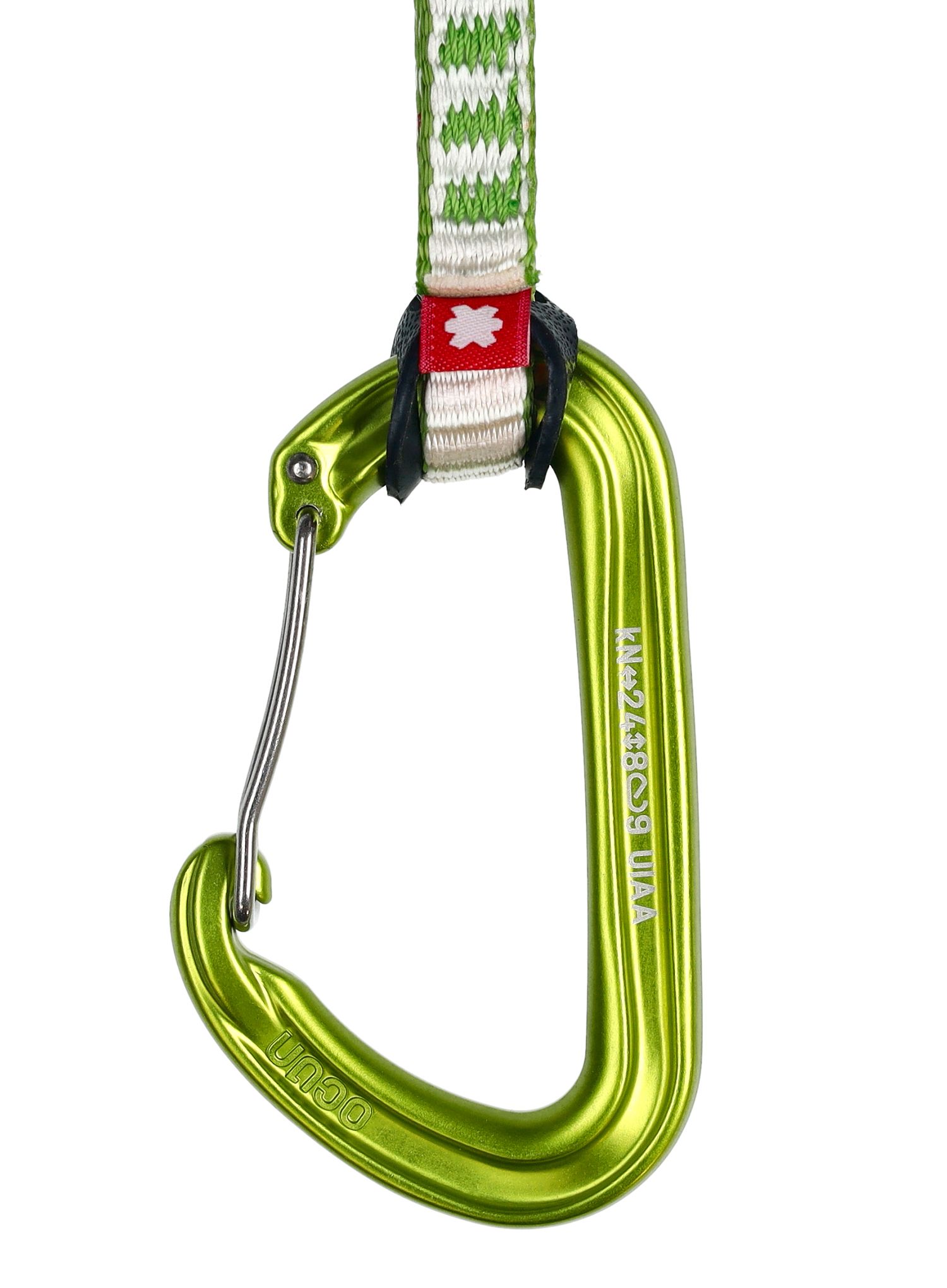 Penjački kompleti Ocun Hawk QD Combi DYN 11 10cm 5-pack - green
