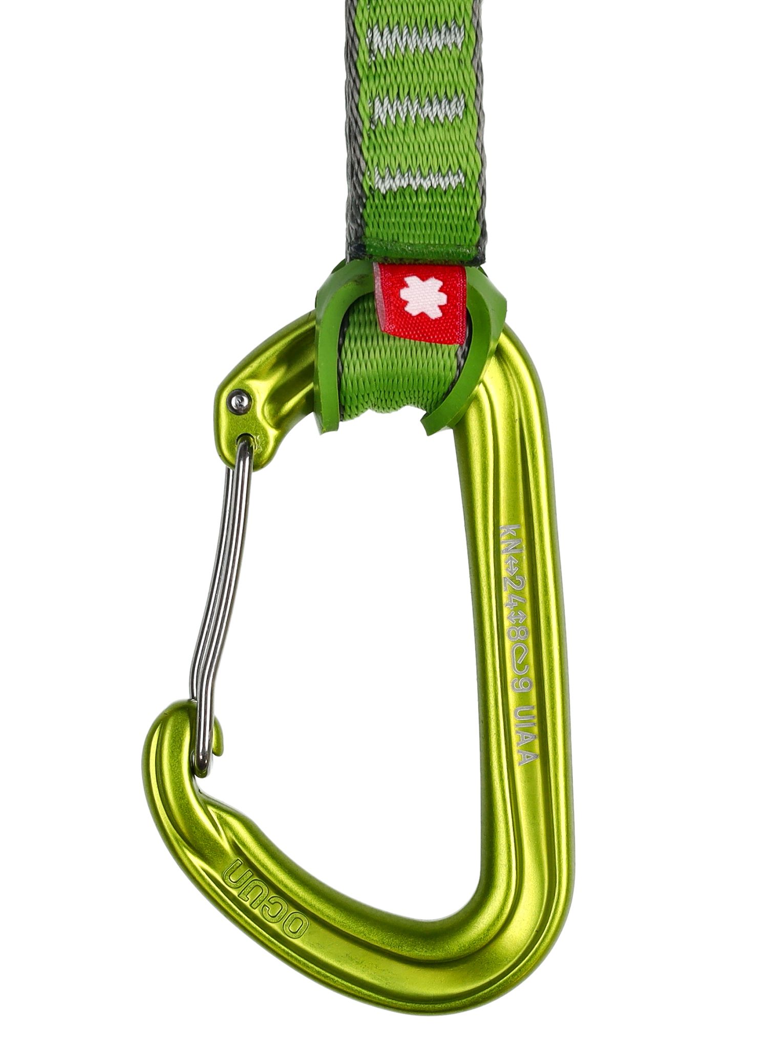 Penjački kompleti Ocun Hawk QD wire PAD 16 10 cm 5-pack - green