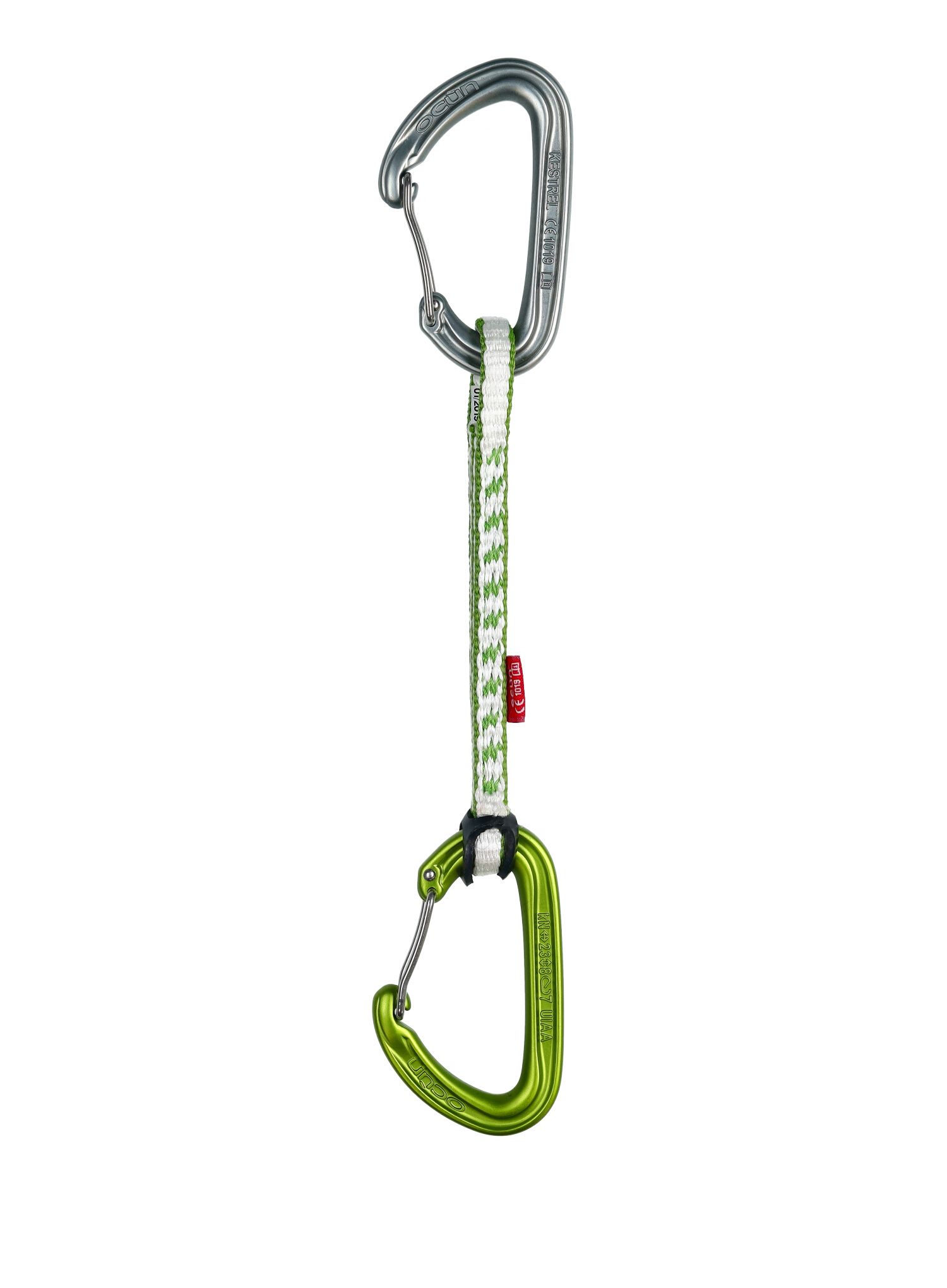 Penjački kompleti Ocun Kestrel QD DYN 8 15cm 5-pack - green