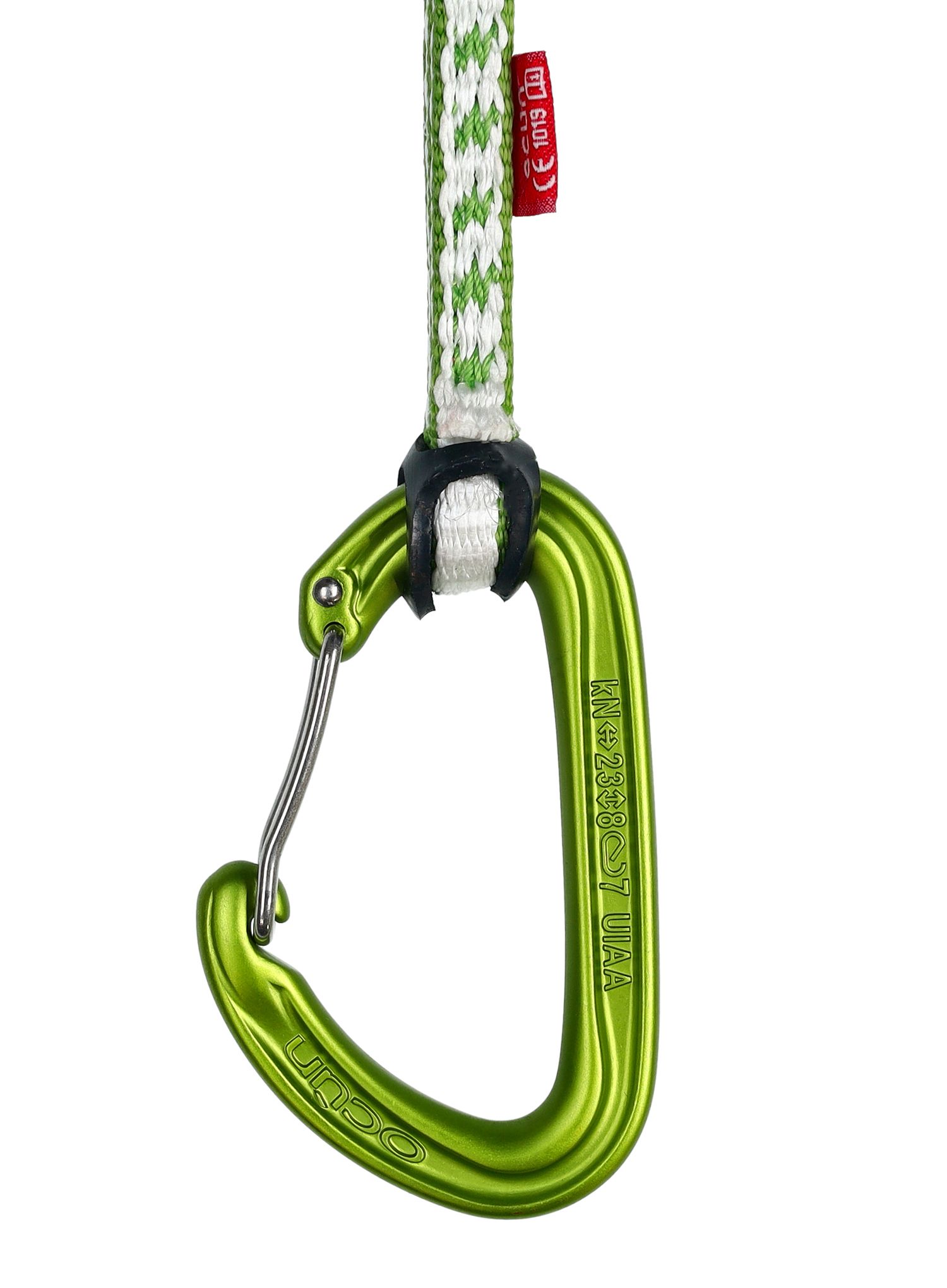 Penjački kompleti Ocun Kestrel QD DYN 8 15cm 5-pack - green