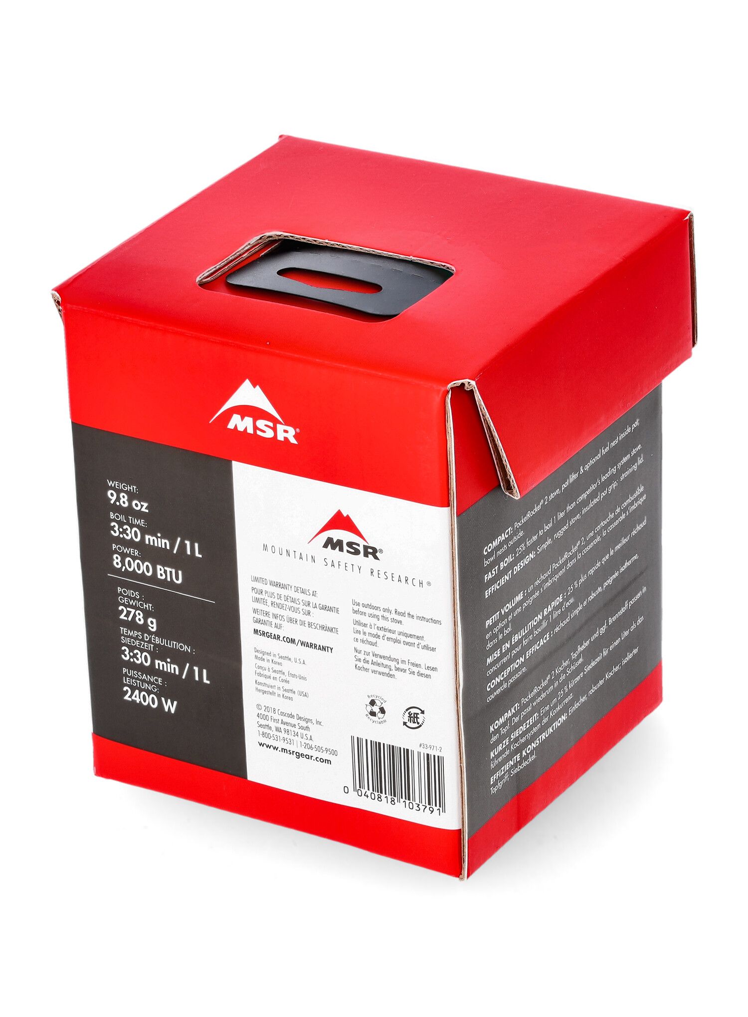 Set za kuhanje MSR Pocket Rocket 2 Mini Stove Kit