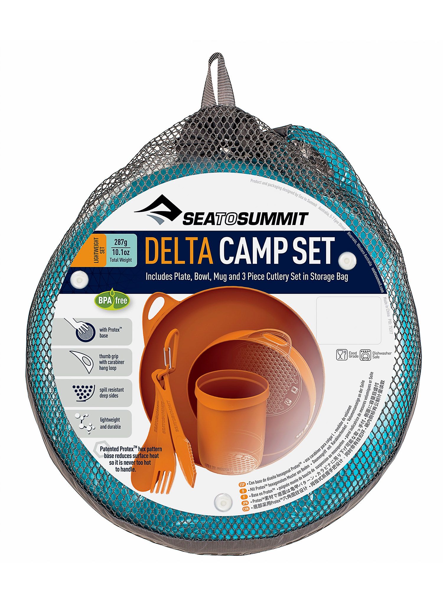 Set posuđa Sea To Summit Delta Camp Set - pacific blue