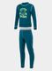 Dječje termo donje rublje Sensor DF Set Wild Tee L/S + Underpants Youth - wild sapphire